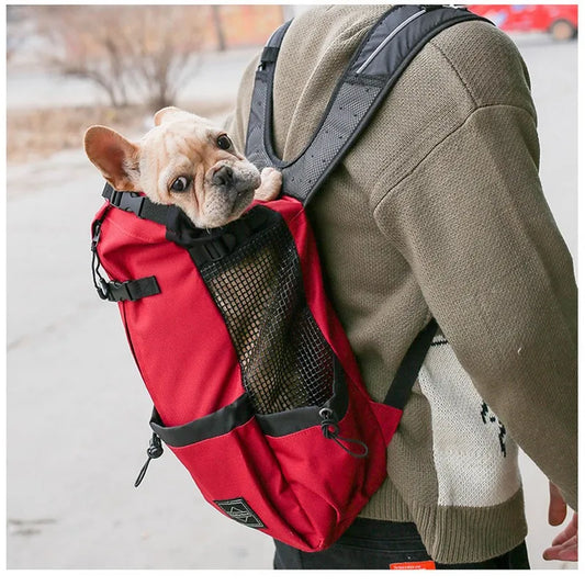 Hiking Dog Carrier Backpack – Breathable Travel Bag