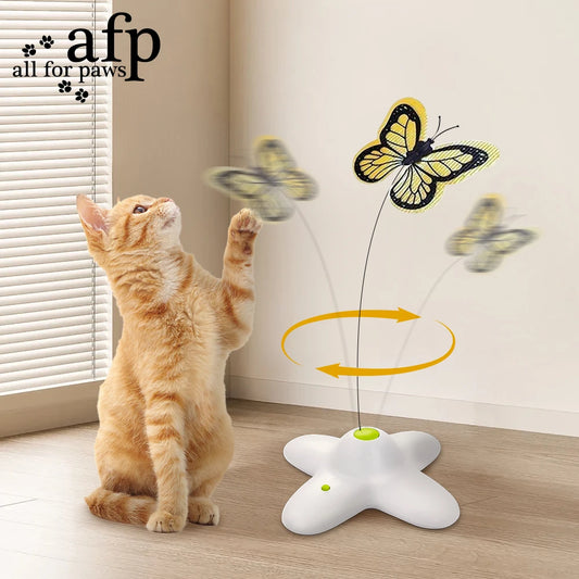 All For Paws Flutter Bug Cat Toy – Interactive Automatic Butterfly