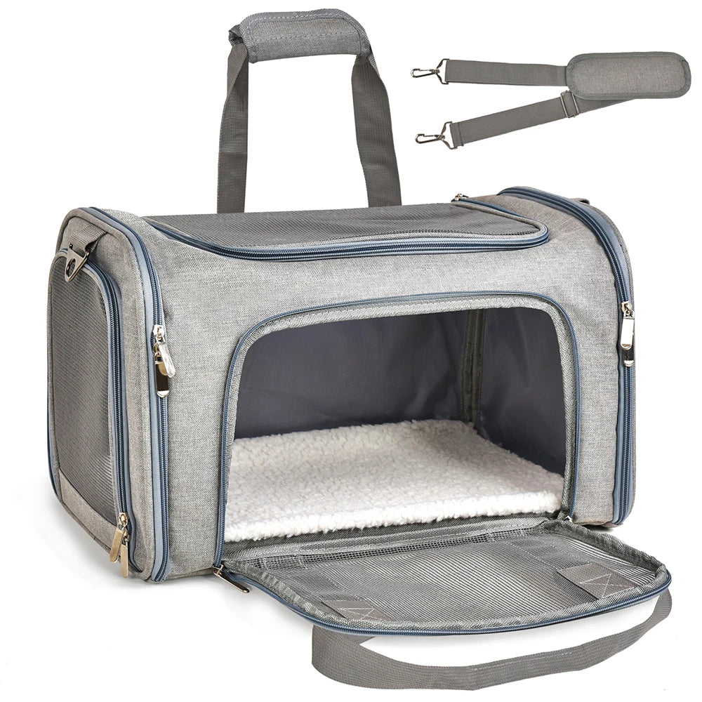 Dog Carrier Travel Backpack – Airline Approved, Waterproof & Claw-Resistant