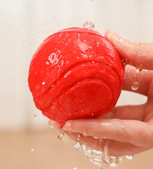 Indestructible Dog Ball – Solid Rubber Bite-Resistant Training Toy