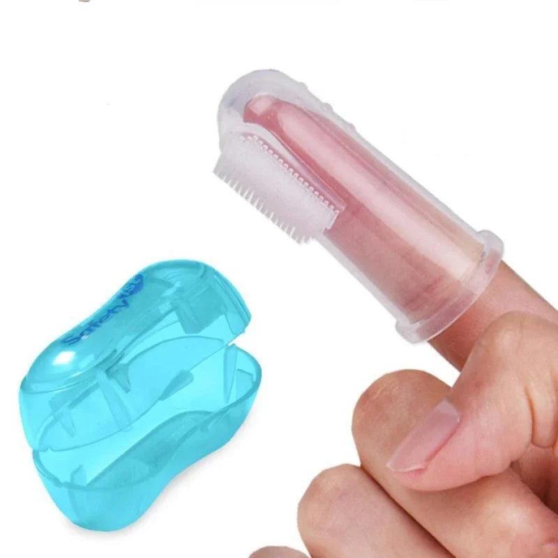 Super Soft Silicone Finger Toothbrush – Dental Care for Pets