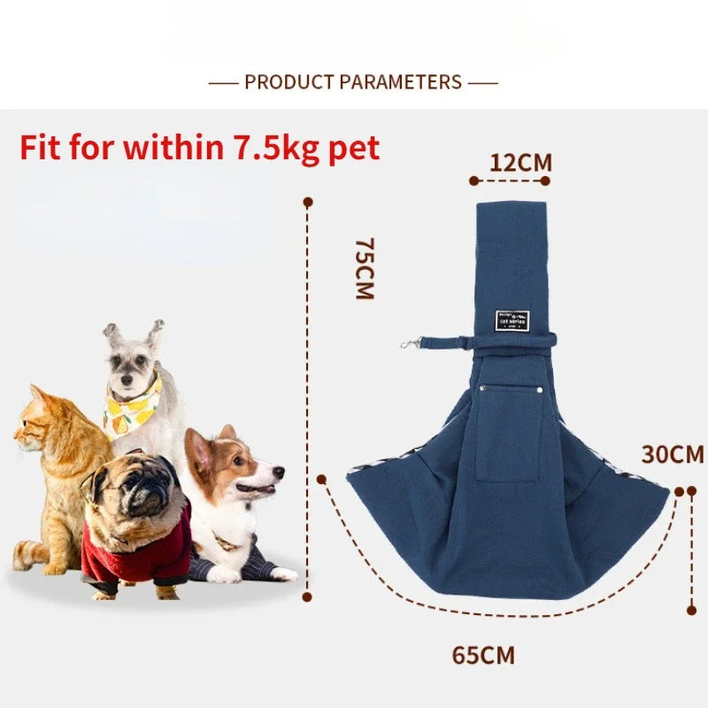Comfortable Pet Sling Bag – Crossbody Travel Carrier