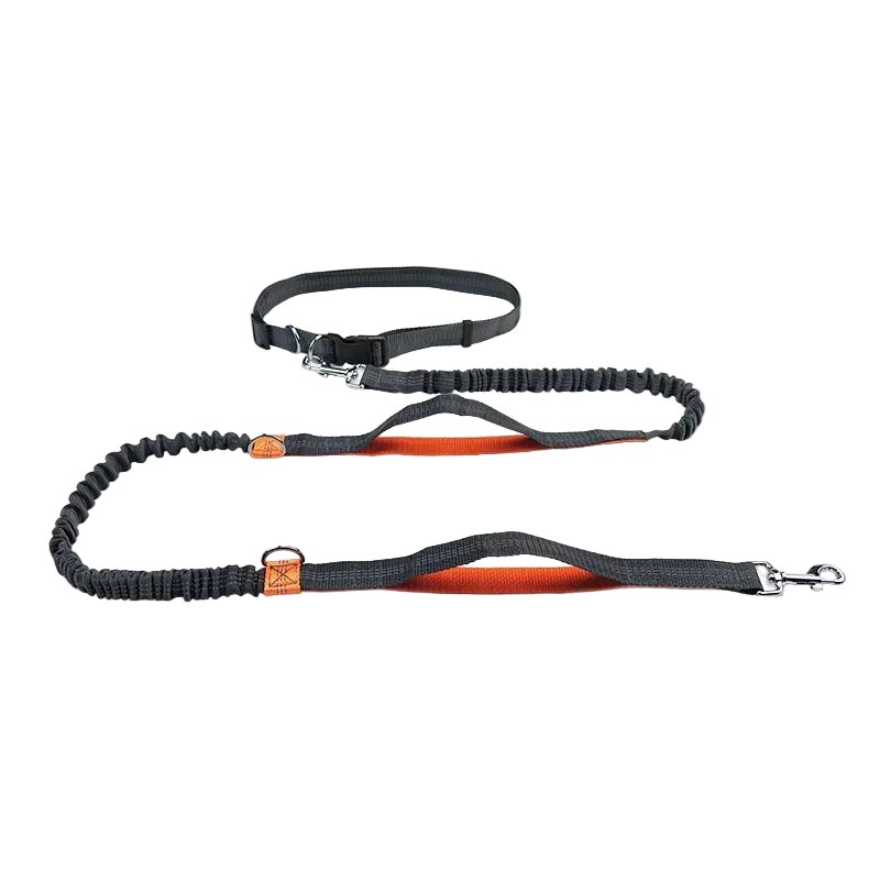 Hands-Free Dog Leash – Adjustable Running Waist Belt Leash