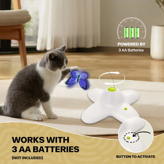 All For Paws Flutter Bug Cat Toy – Interactive Automatic Butterfly