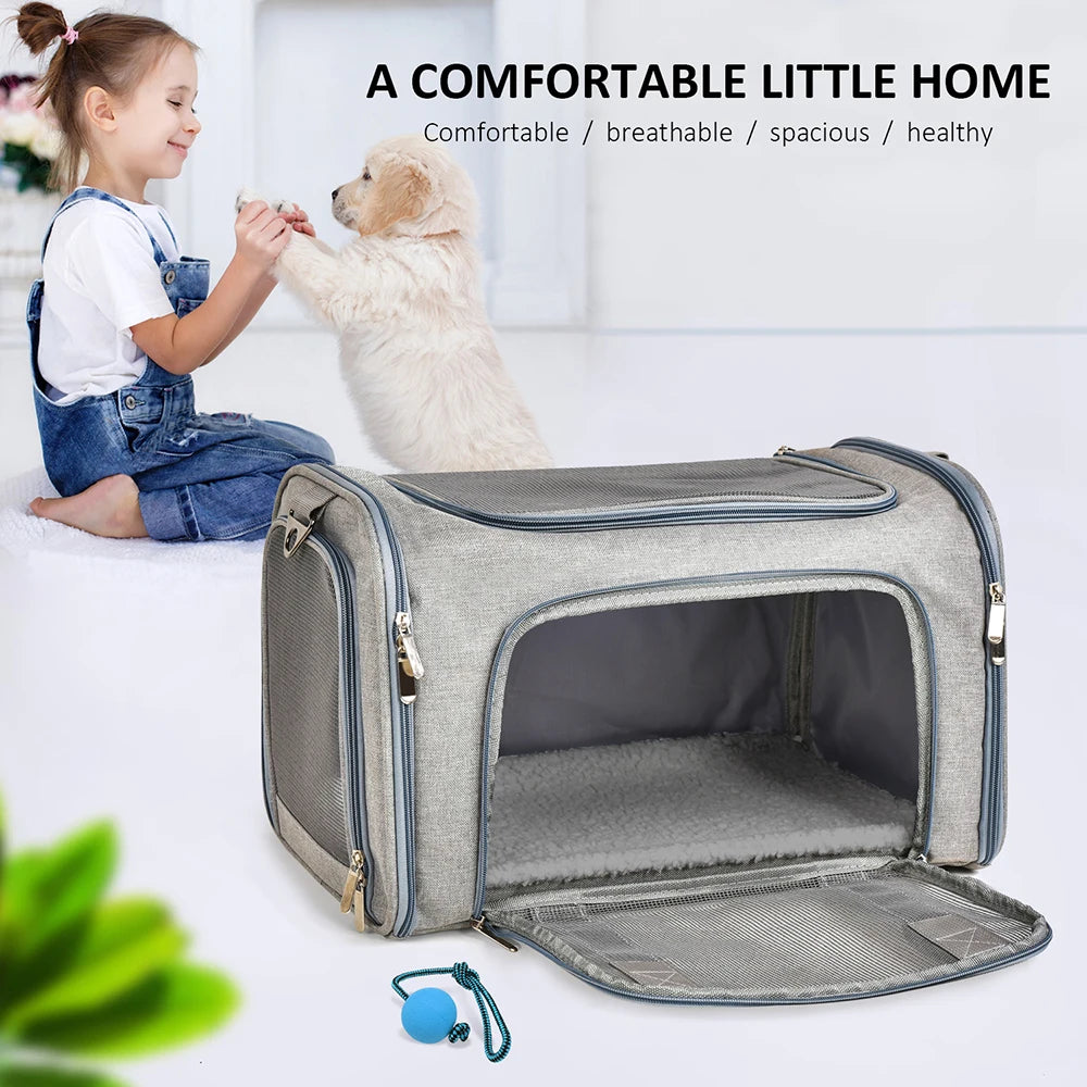 Dog Carrier Travel Backpack – Airline Approved, Waterproof & Claw-Resistant