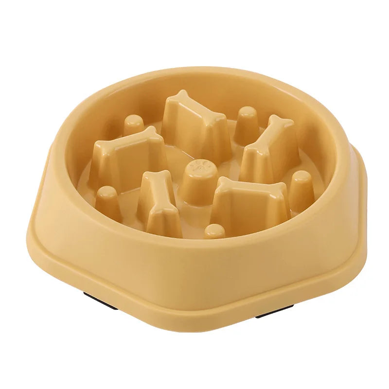 Anti-Choking Slow Feeder Pet Bowl – Non-Slip for Healthy Eating