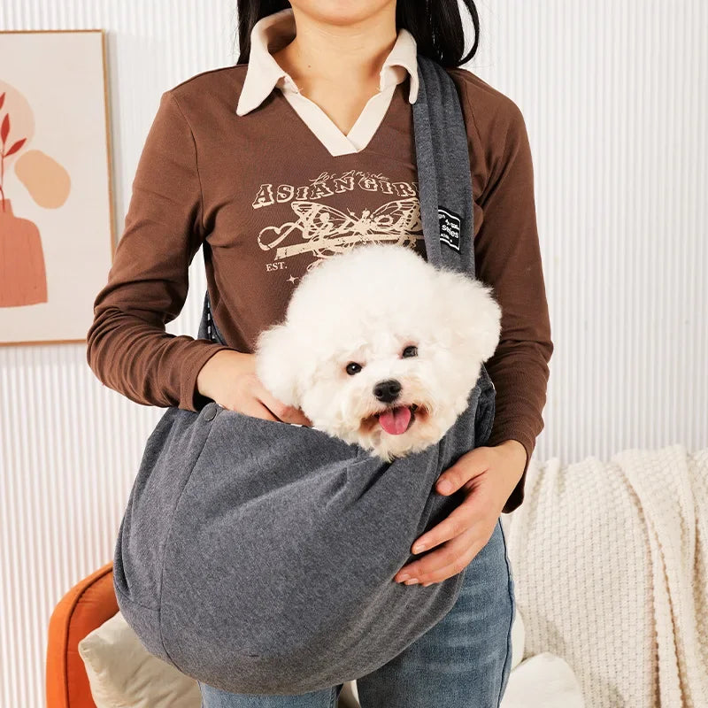 Comfortable Pet Sling Bag – Crossbody Travel Carrier