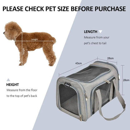 Dog Carrier Travel Backpack – Airline Approved, Waterproof & Claw-Resistant