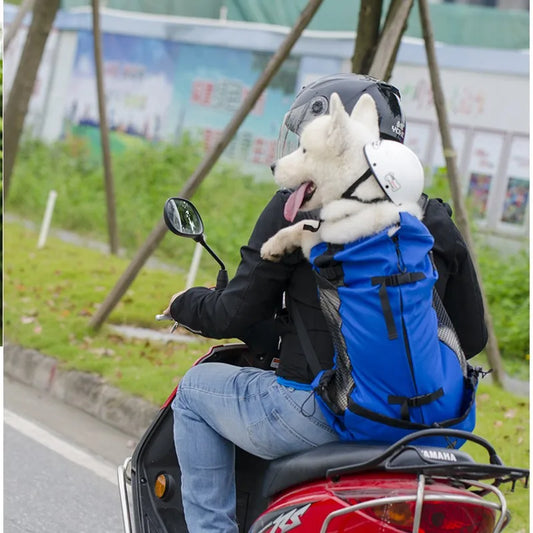 Hiking Dog Carrier Backpack – Breathable Travel Bag