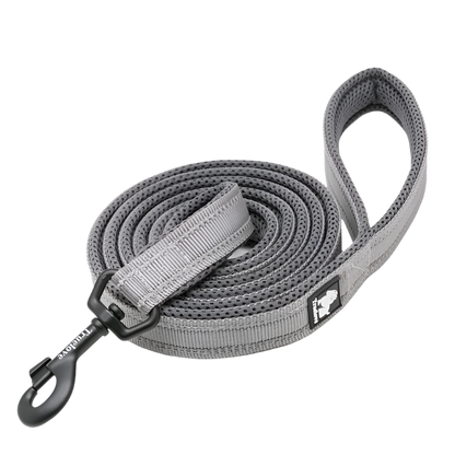 Reflective Soft Mesh Dog Leash – 110cm Padded Training Lead
