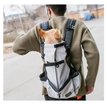 Hiking Dog Carrier Backpack – Breathable Travel Bag