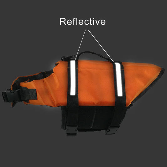 Summer Dog Life Vest – Reflective Safety Swimming Suit