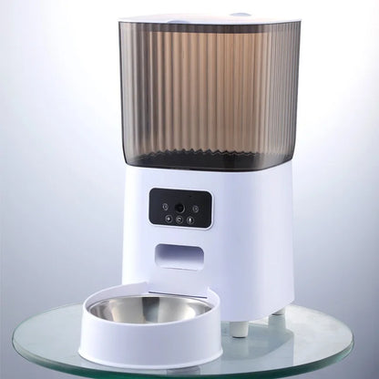 5L Smart Automatic Pet Feeder – Dual Bowl with Camera & App Control