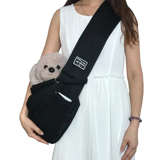 Comfortable Pet Sling Bag – Crossbody Travel Carrier