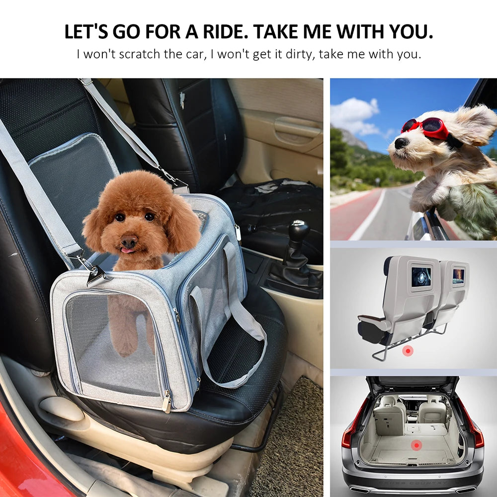 Dog Carrier Travel Backpack – Airline Approved, Waterproof & Claw-Resistant