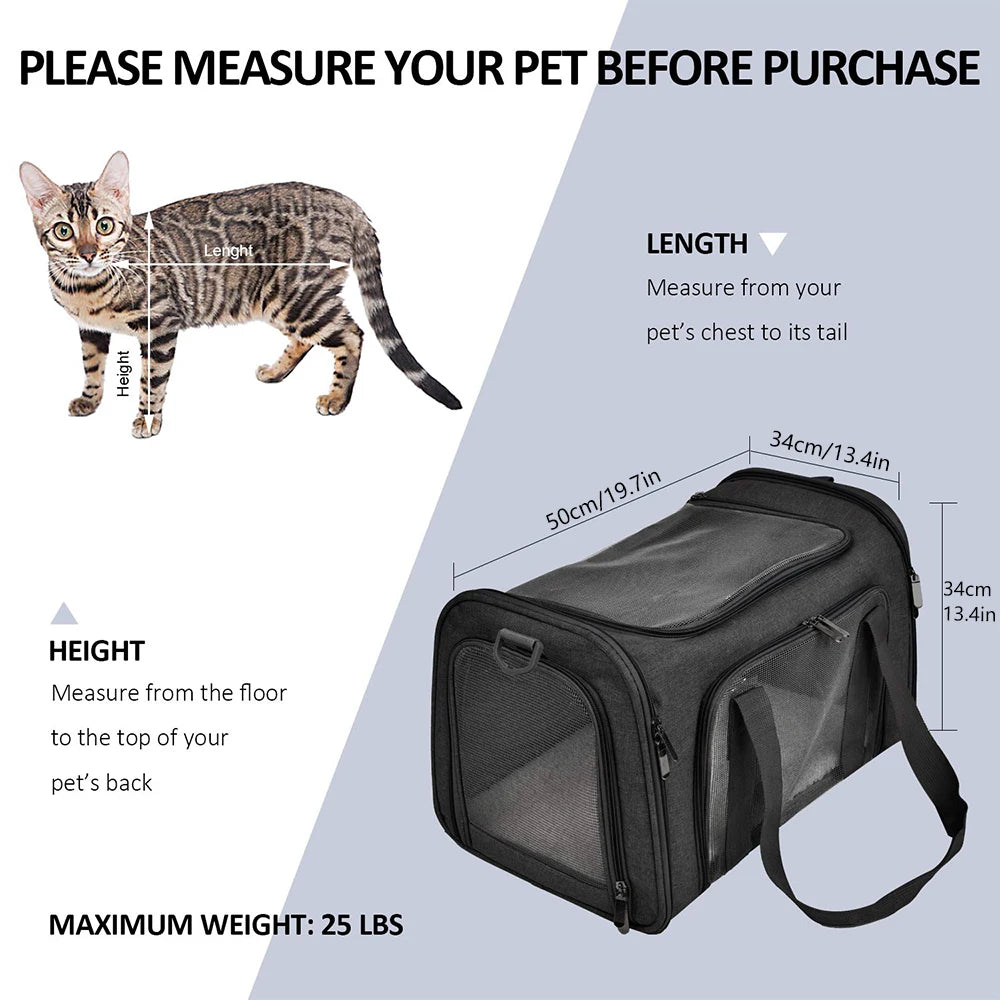 Dog Carrier Travel Backpack – Airline Approved, Waterproof & Claw-Resistant