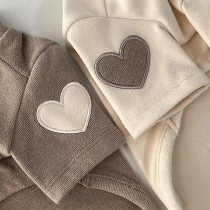 "Love Bear" Winter Hoodie for Dogs & Cats – Warm Designer Pet Clothing