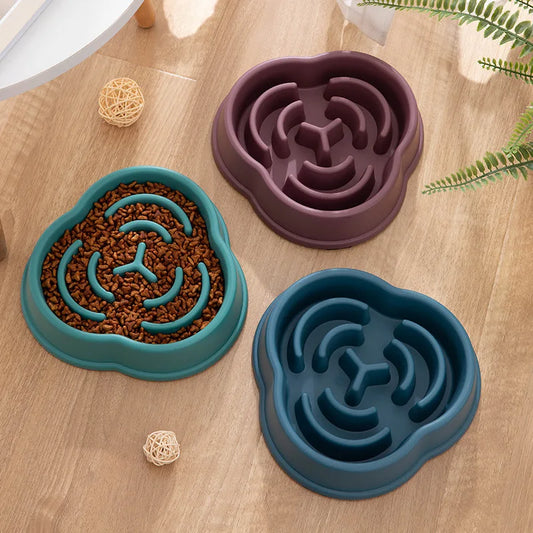 Anti-Choking Slow Feeder Pet Bowl – Non-Slip for Healthy Eating