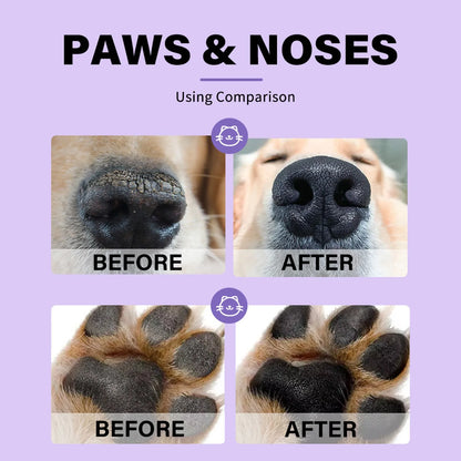 Natural Dog & Cat Paw Balm – Moisturizing Paw & Nose Protector