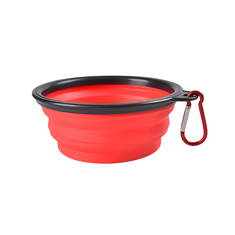 Collapsible Silicone Travel Pet Bowl – Portable Dish for Dogs & Cats
