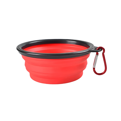Collapsible Silicone Travel Pet Bowl – Portable Dish for Dogs & Cats