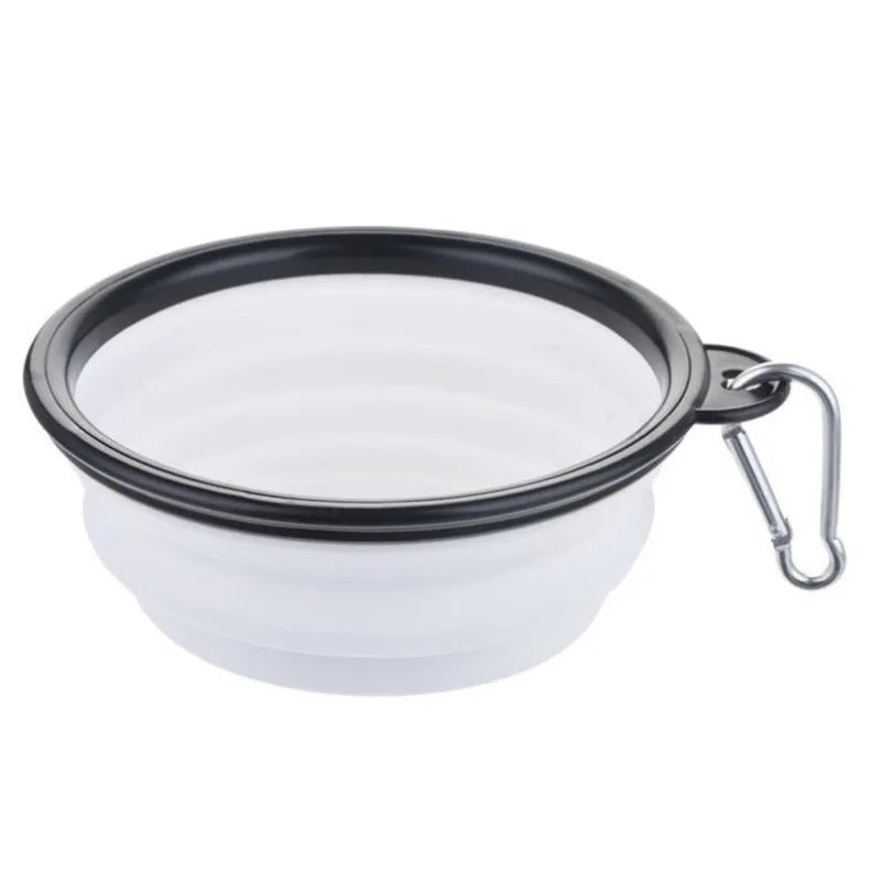 Collapsible Silicone Travel Pet Bowl – Portable Dish for Dogs & Cats