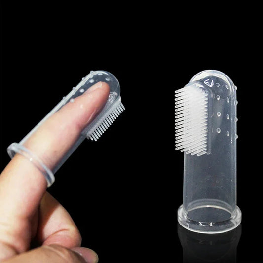 Super Soft Silicone Finger Toothbrush – Dental Care for Pets