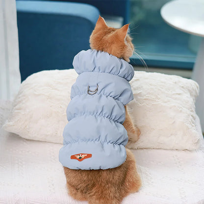 Winter Padded Pet Vest – Soft Cotton Coat for Small & Medium Pets