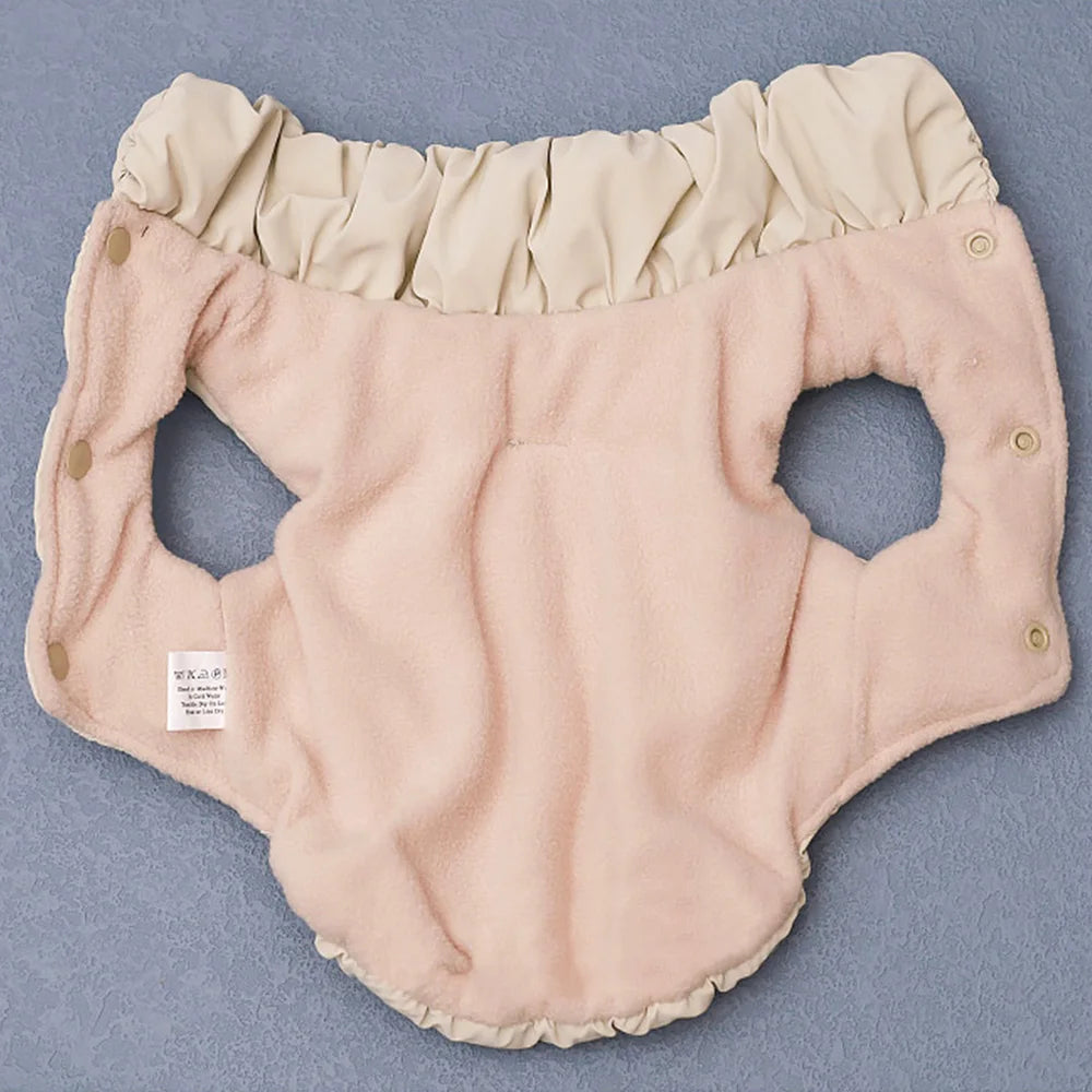 Winter Padded Pet Vest – Soft Cotton Coat for Small & Medium Pets