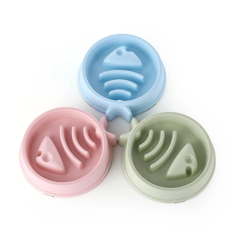 Anti-Choking Slow Feeder Pet Bowl – Non-Slip for Healthy Eating