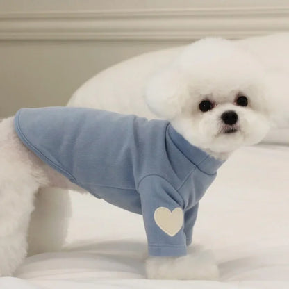 "Love Bear" Winter Hoodie for Dogs & Cats – Warm Designer Pet Clothing