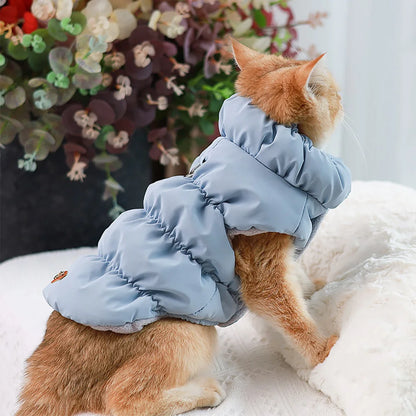 Winter Padded Pet Vest – Soft Cotton Coat for Small & Medium Pets