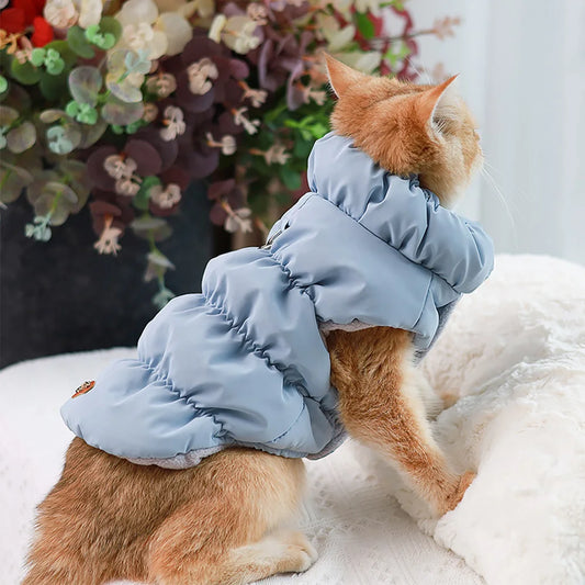 Winter Padded Pet Vest – Soft Cotton Coat for Small & Medium Pets
