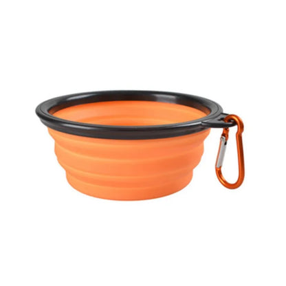 Collapsible Silicone Travel Pet Bowl – Portable Dish for Dogs & Cats