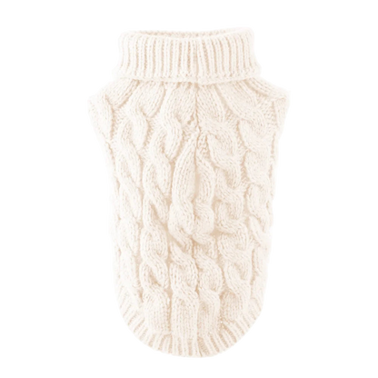 Classic Knit Dog Sweater – Warm Pullover for Small Breeds
