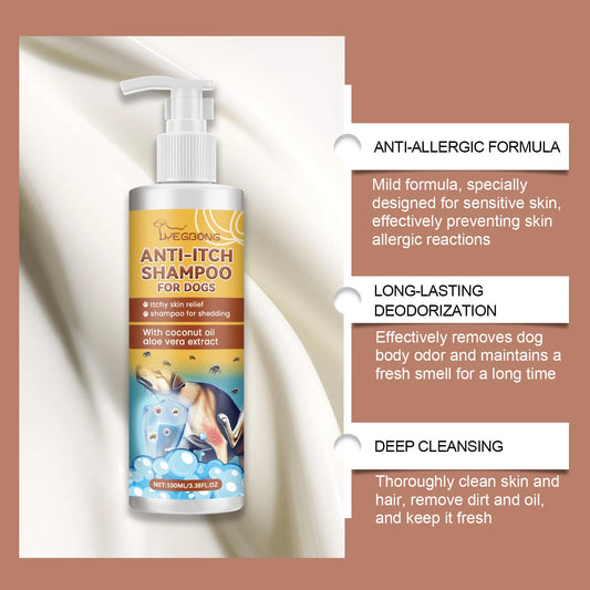 PH-Balanced Pet Shampoo & Conditioner – Moisturizing, Anti-Itch, Flea & Dirt Removal