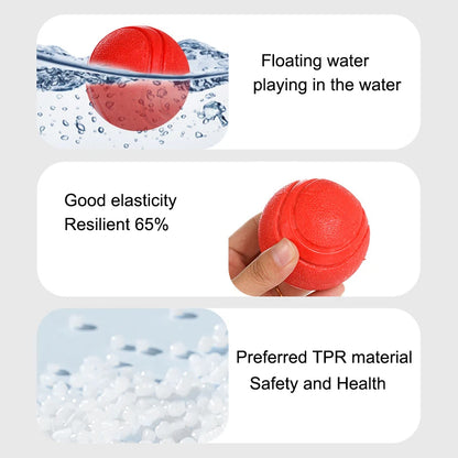 Indestructible Dog Ball – Solid Rubber Bite-Resistant Training Toy