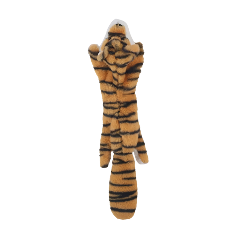 No-Stuffing Animal Dog Toy – Squeaky Plush with Crinkle Sound