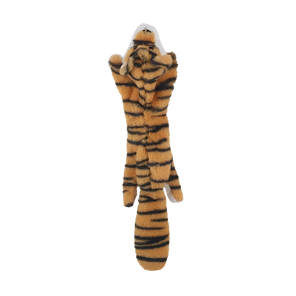 No-Stuffing Animal Dog Toy – Squeaky Plush with Crinkle Sound