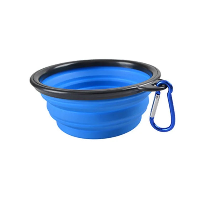 Collapsible Silicone Travel Pet Bowl – Portable Dish for Dogs & Cats