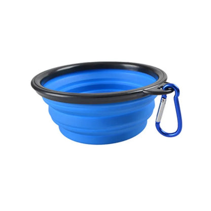 Collapsible Silicone Travel Pet Bowl – Portable Dish for Dogs & Cats