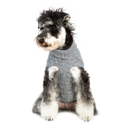 Classic Knit Dog Sweater – Warm Pullover for Small Breeds