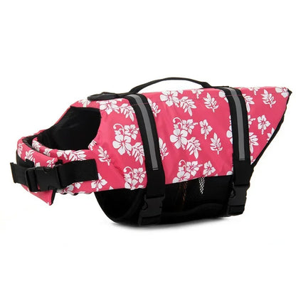 Summer Dog Life Vest – Reflective Safety Swimming Suit