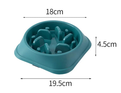 Anti-Choking Slow Feeder Pet Bowl – Non-Slip for Healthy Eating