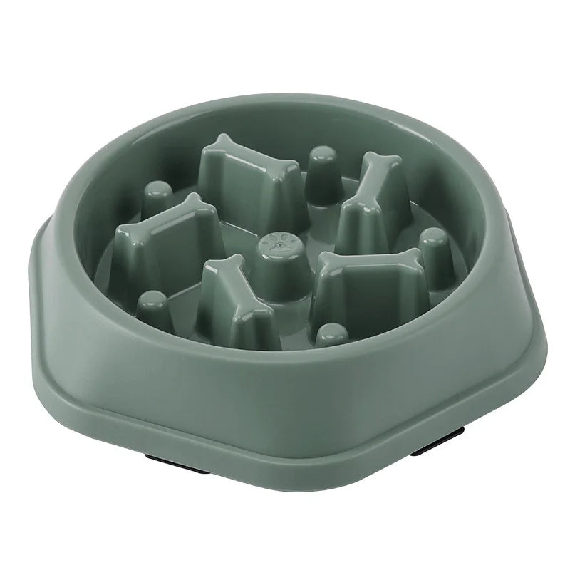 Anti-Choking Slow Feeder Pet Bowl – Non-Slip for Healthy Eating