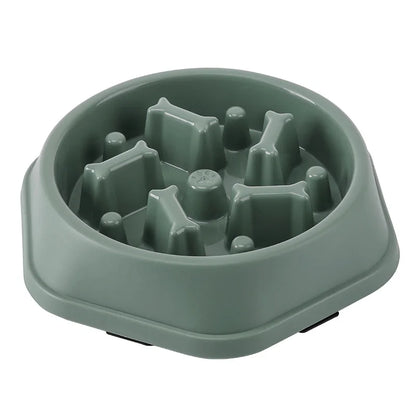 Anti-Choking Slow Feeder Pet Bowl – Non-Slip for Healthy Eating