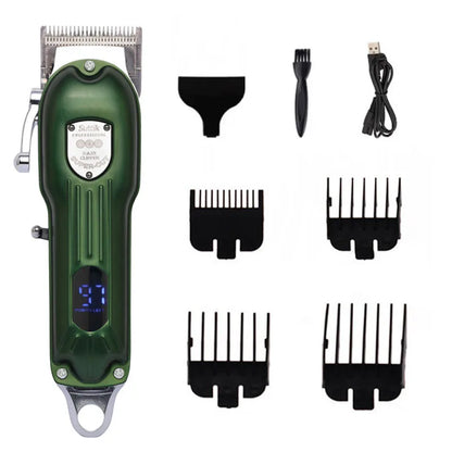 All-Metal Pet Hair Clipper – Low-Noise Grooming Trimmer