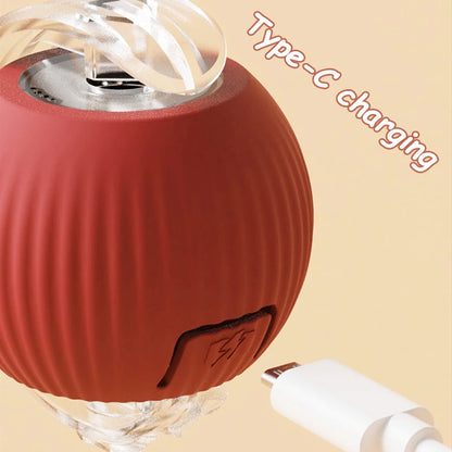 Smart Rechargeable Cat Ball Toy – Auto Rolling Interactive Trainer