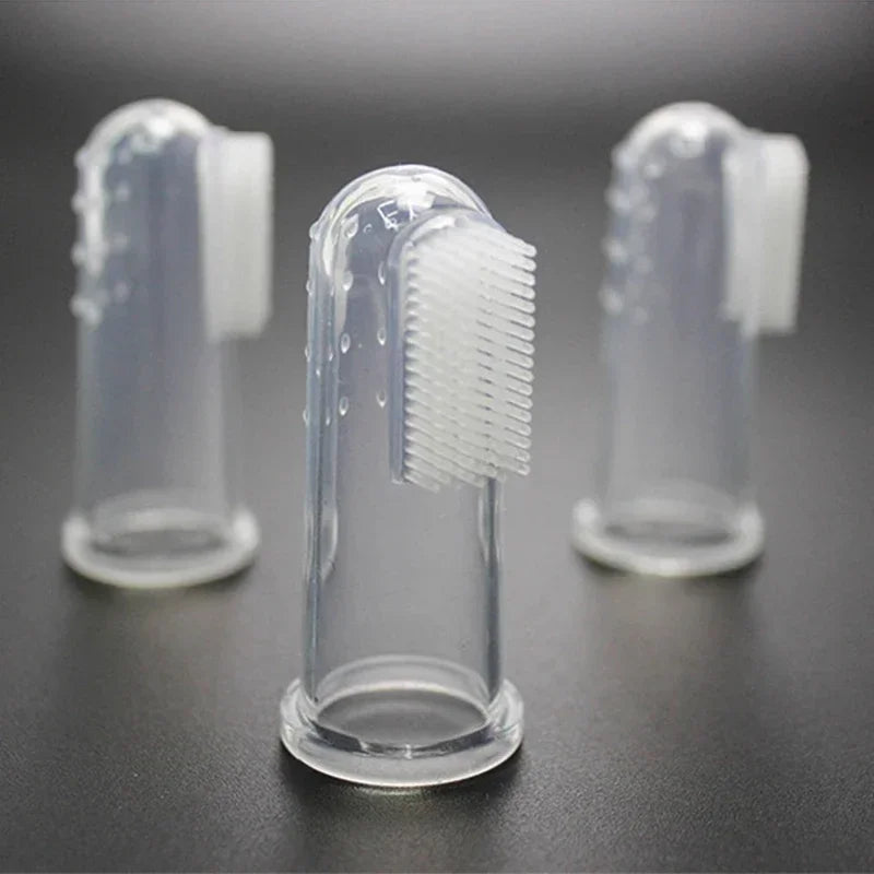 Super Soft Silicone Finger Toothbrush – Dental Care for Pets