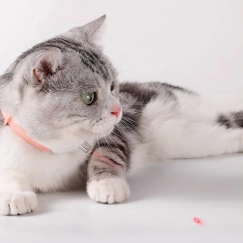 Collier laser intelligent pour chat – Jouet laser LED rechargeable par USB